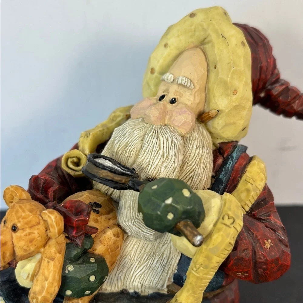 Boyds Carvers Choice Santa Shelf Sitter Figurine 1998 Limited Edition